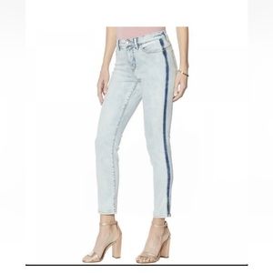 NWT G By Giuliana G-Sculpt Women's Side Stripe Ankle Jeans- Size 6P Petite